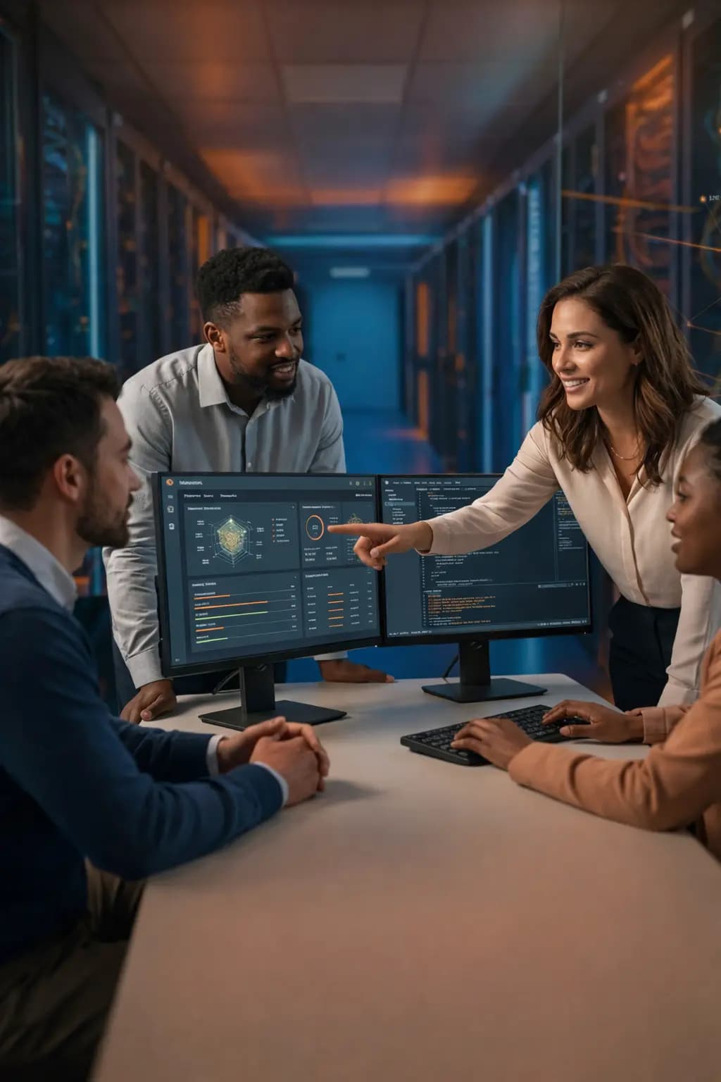 Time técnico da O Seu TI em ambiente corporativo