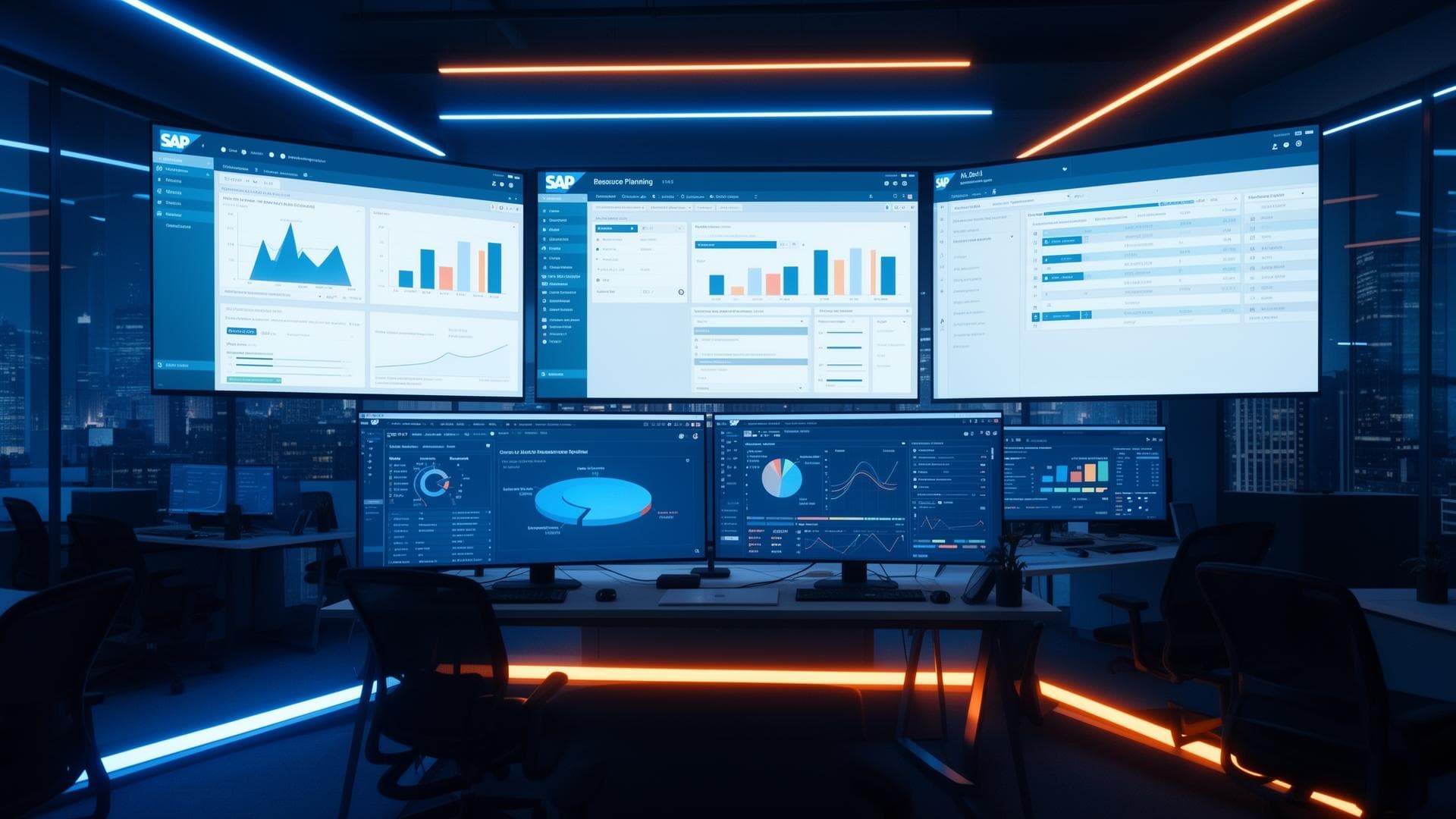 Painel da solucao SAP da O Seu TI